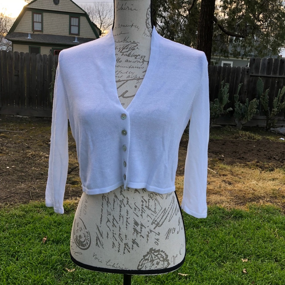 J Jill S Short Cardigan